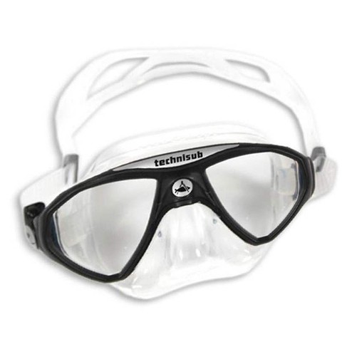 Aqua Lung Technisub Micromask col. BLACK SILVER / Silic. TRASP.